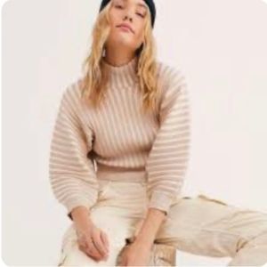 NWT Free People Mad Chill Ribbed Turtleneck